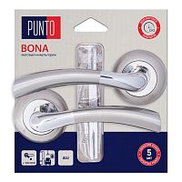 Ручка Punto (Пунто) раздельная LM/A R.TL54.BONA/HD SN/CP-3 матовый никель/хром