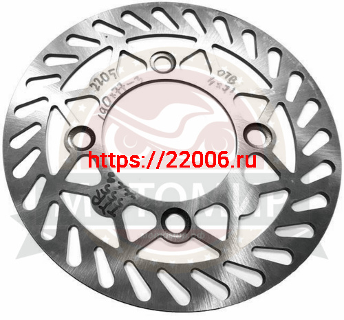 Диск тормозной задний (190х77х3) (отв: 4х71) TTR125