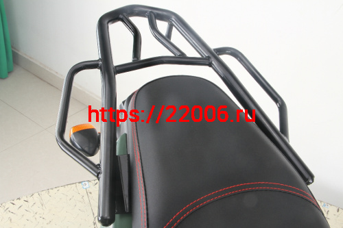 Мопед Alpha SA Max (Тюнинг) (багажник зад,диск.тормоз перед.,обтекат. фары,LED фара) ЧЕРНЫЙ фото 11