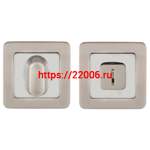 Ручка Punto (Пунто) поворотная BK6.K.QR52 (BK6 QR) SN/CP-3 матовый никель/хром