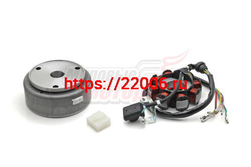 Зажигание в сборе с маховиком (генератор) (8 катушек) 157FMI (125CC),162FMJ (150CC)