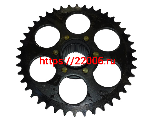 Звезда 42 зуб. (520) цепи, задняя Иж Россия голая, шлицевая ИжП2 сб. 4-45 (ЗАВОД) фото 3