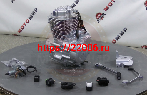 Двигатель 4т. 250 см3 167FMМ (CG250) 5МКПП, ZONGSHEN (бывает маркировка 169) см 94100