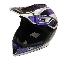 Шлем кроссовый COBRA EC H325, син/бел, крас/черн, бел/оранж, бел/лайм, син/жел., размер М