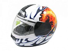 Мотошлем YM-801 белый (S)