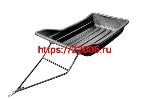 Сани СВП-170 (Б) с отбойником, дышлом, обвязкой, без накладок (1635х800х280) фото 2