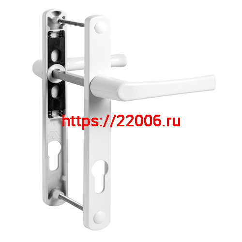 Ручка Punto (Пунто) на планке HANDLE.85.25.67-75 RAL 9016 белый