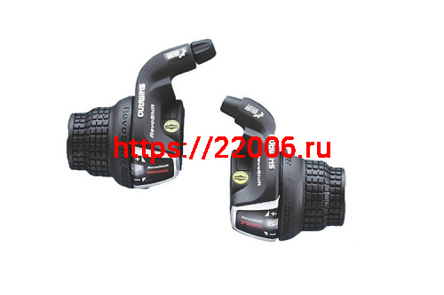 Шифтер Shimano Tourney, RS35, лев/пр, 3x6 скор., ESLRS35P6A