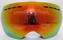 Очки NORTH WOLF YH659 горнолыжные черные (пришли как 76662)