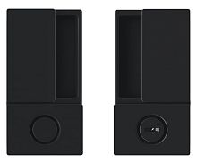 B30002.00.93 AGB (АГБ) Ручка WAVE под WC (черный), для распашных дверей