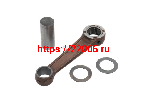 Шатун Буран коленвала СО в сборе под импортный коленвал (диаметр под нижний сепаратор 31 мм, диаметр пальца нижнего 25 мм)