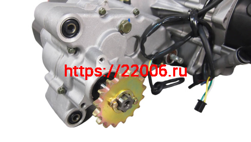 Двигатель Dingo180 4х такт.180 см3 161QMJ (GY6-180)моноблок с редуктор. в сб. и масл. охлажд.,реверс фото 4