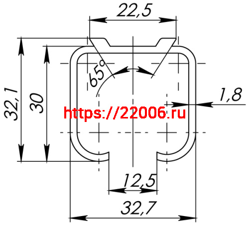 Верхняя Armadillo (Армадилло) направляющая Comfort R 60/80/1,8/3000 track (3 м) фото 2
