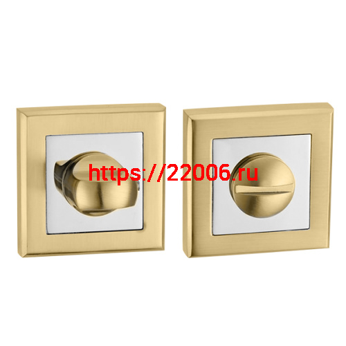 Ручка Punto (Пунто) поворотная BK6 QL SG/CP-4 матовое золото/хром