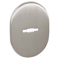 Накладка Fuaro (Фуаро) на сувальдный замок ESC.S.SF/OV.475 (ESC 475) SN мат.никель