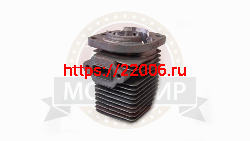 Цилиндр в сборе с поршнем Чемпион Т283 (242) с пальцем и кольцами фото 4