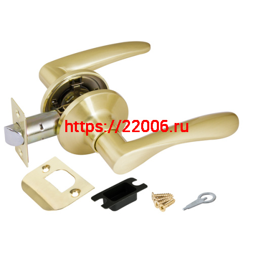 Ручка Punto (Пунто) защелка DK620 SB-PS (6020 SB-P) (без фик.) мат. золото