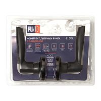 Ручка Punto (Пунто) защелка DK610/BL BL-ET (кл./фик.) черный