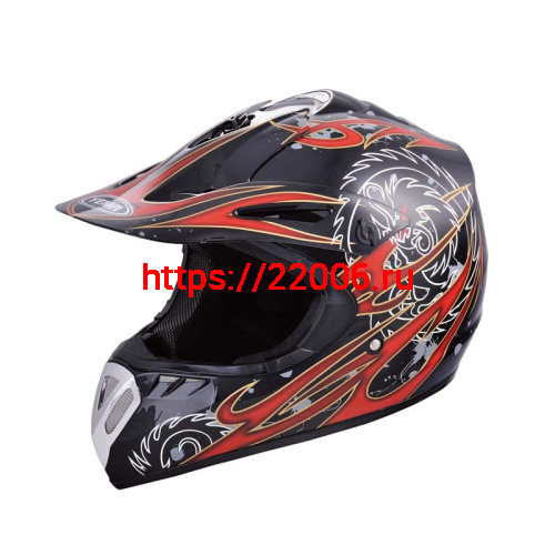 Мотошлем YM-910 дракон (М)