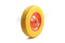 Колесо ПЕНА тачки садовой 8" 4,00-8" (W16) (под ось 16мм)