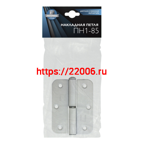 Петля veles (ВЕЛЕС) накладная ПН1-85 белая, правая ПОДВЕС фото 2