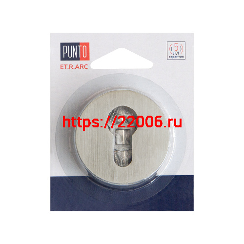 Накладка Punto (Пунто) под цилиндр ET.R.ARC.R52 (ET ARC) SN-3 мат.никель фото 2