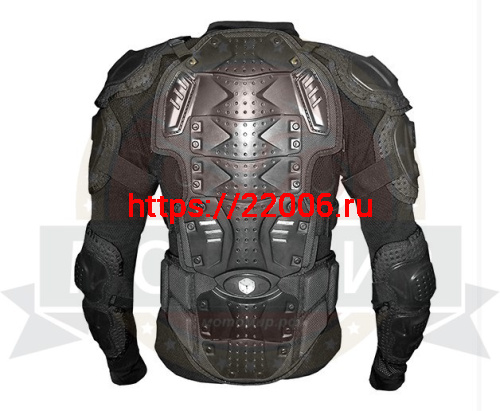 Защита тела мото SCOYCO AM02-2 - "черепаха", черная, р-р  L фото 2