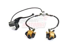 Гидравлика перед. тормоза ATV L600/430/430mm (м/у креп.отверст.50мм) DINGO,BEETLE,BUG,COUGAR,ZERO,SKELETON