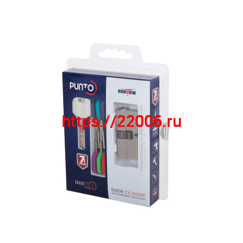 Цилиндровый Punto (Пунто) механизм MaxPro7000Key60mm(25+10+25) BL черный 7key фото 3