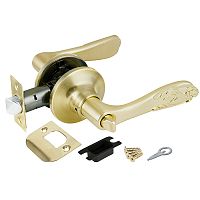 Ручка Punto (Пунто) защелка 6033 SB-B (фик.) мат. золото