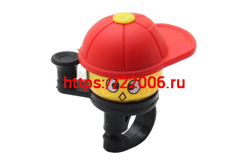 Звонок Вело "Кепка" алюминий/пластик (разные цвета)(10A-05)