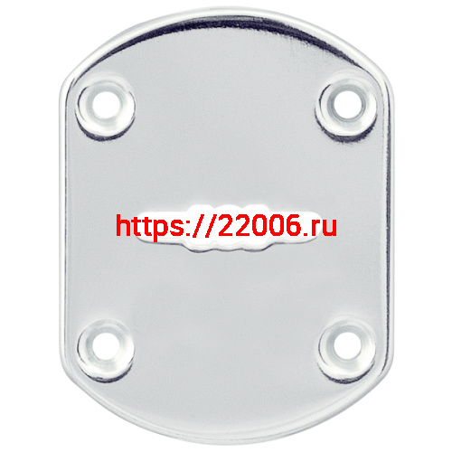 Декоративная Punto (Пунто) накладка ESC021/0-SS-NEW (нержавейка) на сув. замок без шторки (1 шт.) тех.упак.