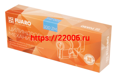 Цилиндровый Fuaro (Фуаро) механизм (100 ZM/70) 1000ZMKnob70(30+10+30) AB бронза 5Key с вертушкой фото 2
