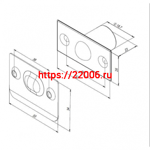 Шариковый Punto (Пунто) фиксатор METLB-15 SG мат. золото фото 3