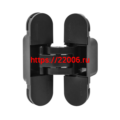 Петля Armadillo (Армадилло) скрытой установки U3D2000.TG BL черный