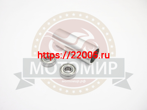 Ролик тросоприемника короткий ( 1-н ролик + 2-а подшипника 80018) вертикальный