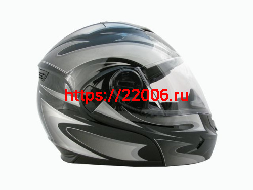 Мотошлем THH T-797 №1 black/ silver (S)