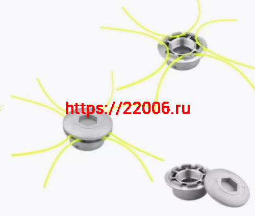 Головка CL-514 алюмин.8 выходов лески (для слабых кос)