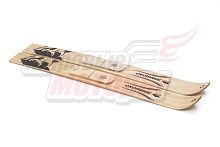 Лыжи охотничьи Охотник ( дл.185 см,шир.15см.) лакированные