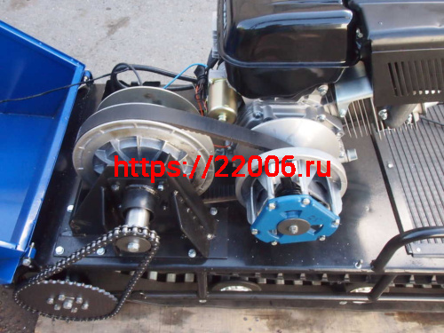 Мотобуксировщик без лыжного модуля 15 л.с., С РЕВЕРСОМ ЛИДЕР-1Р-4Т-15АП LONG фото 2