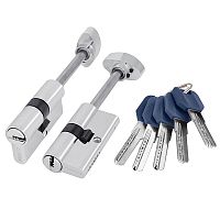 Цилиндровый Punto (Пунто) механизм (Z407/90) Z4007Tang90(55+10+25) со штоком CP хром