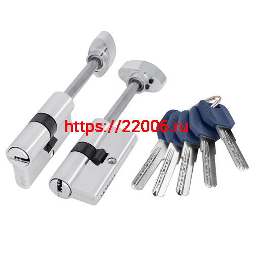 Цилиндровый Punto (Пунто) механизм (Z407/90) Z4007Tang90(55+10+25) со штоком CP хром