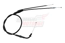 Трос газа двойной (С ЗАГИБОМ) CG250  L=1185 для карбюратора с ускорителем