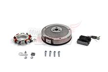 Комплект электрооб. 182FD,188FD,190FD  7A 84Вт (для ЭЛЕКТРО стартера, с венцом,маховик,выпрямитель,катушка,зажим,болты 12 мм,болты 35 мм,шайбы),(ОРИГИ