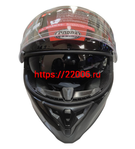 Шлем интеграл COBRA EC H128, серый/оранж, серый/син, черн/крас, черн/лайм, черн/оранж, размер XL фото 2