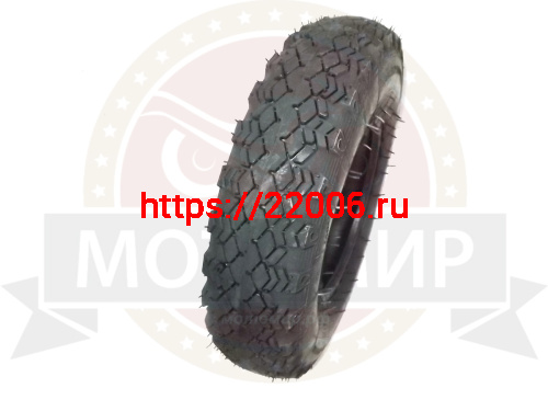 Покрышка  ПетроШина 10" В-19 АМ, 5.00-10 (140/90-10) с камерой, Муравей, прицеп