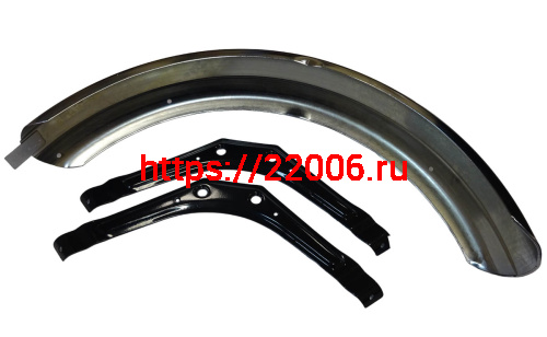 Крыло переднее Иж хромированное ИжП4 сб 5-1-7 (в коробке 30 шт)