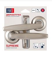 Ручка Punto (Пунто) раздельная SUPREME ZR/HD SN/CP-3 матовый никель/хром