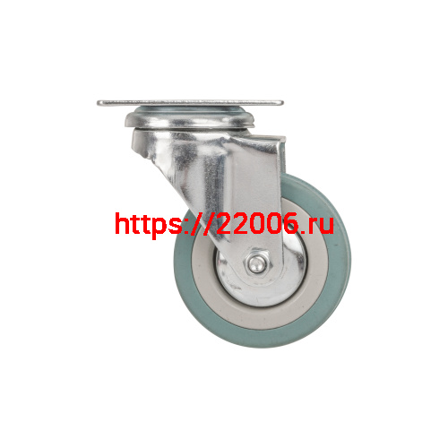 Опора колесная Ajax (Аякс) с площадкой WL/B-60R/50kg резина