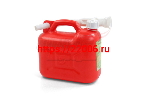 Канистра 5л пластик "Звезда" с заливным устройством